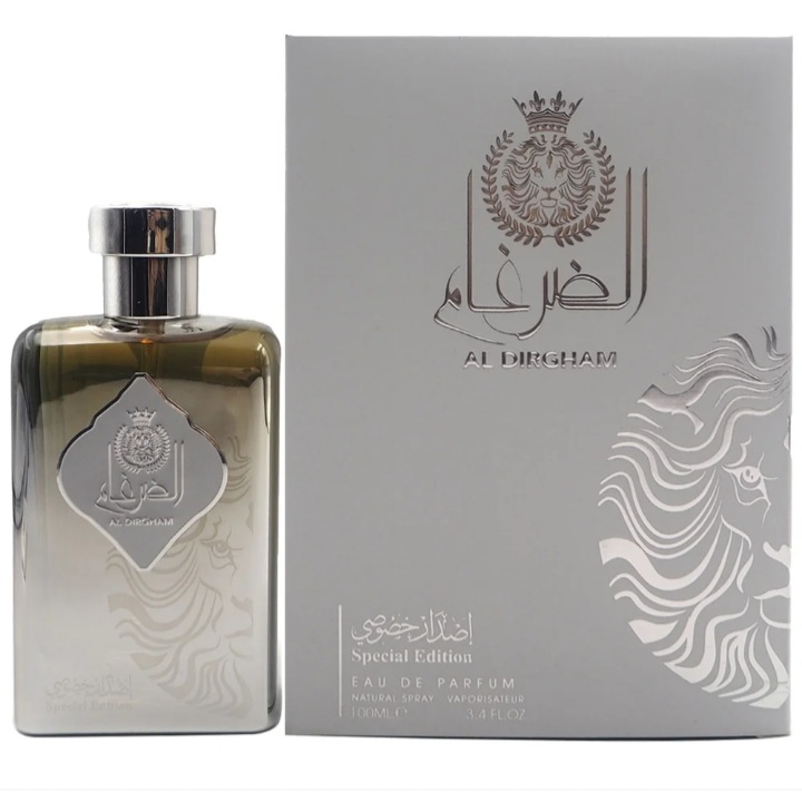 ادکلن مردانه ارض الزعفران للتجاره مدل الضرغام اسپشیال ادیشن با رایحه شیرین حجم ۱۰۰میلی لیتر